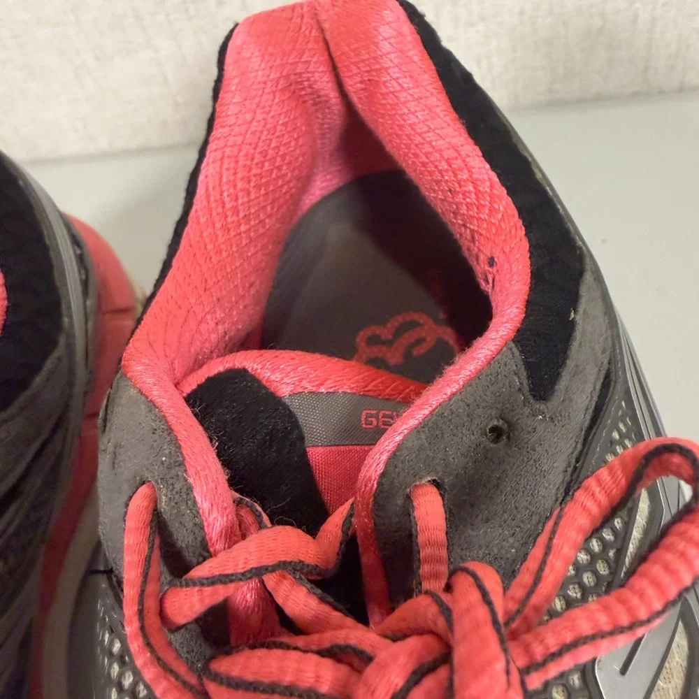 WOMENS ASICS GEL EXCEL 33 BLACK PINK Size‎ 10